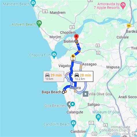 siolim to baga|transportation from siolim to baga.